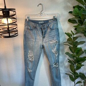 Rewash Light Blue Ripped Skinny Jeans